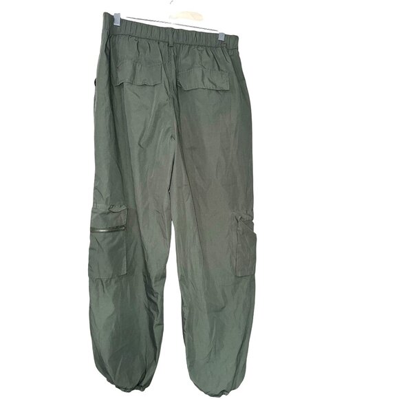 Faded Rose Essentials Green Cargo Pants M Polyester Cotton Blend - Picture 5 of 7